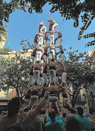 El 7d8 que van estrenar els Xiquets de Reus aquest cap de setmana. Foto: Cedida