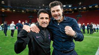 Jesús Pérez, técnico de Vilabella, es la mano derecha de Pochettino. Foto: Cedida
