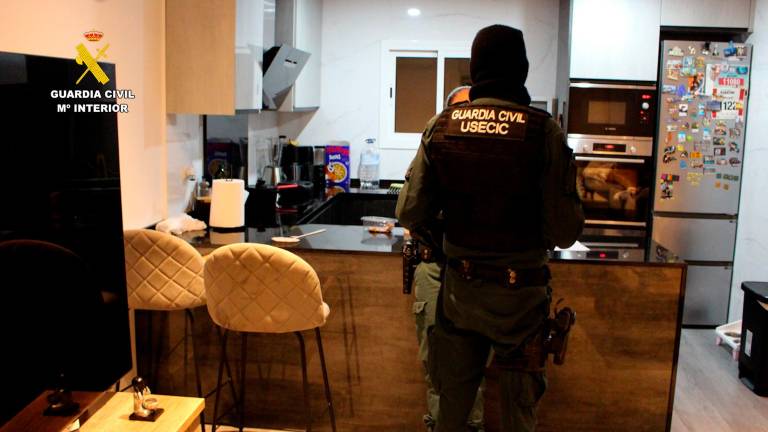 La operación se desarrolló en abril y el detenido fue detenido. Foto: Guardia Civil