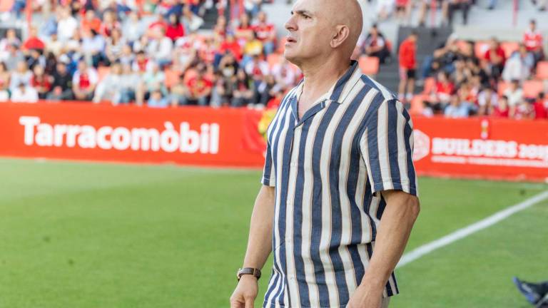 Luis César se estrenó con victoria en su regreso al Nou Estadi Costa Daurada. foto: àngel ullate