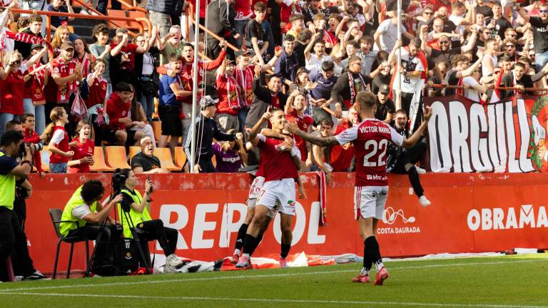 El Nàstic todavía puede terminar tercero en la clasificación. Foto: Àngel Ullate
