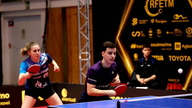 Riera y Pérez son la nueva pareja campeona de España en el doble mixto. Foto: RFTM