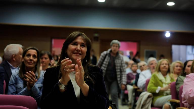 Imagen de Laura Borràs, en un acto en Reus. Foto: Àngel Ullate