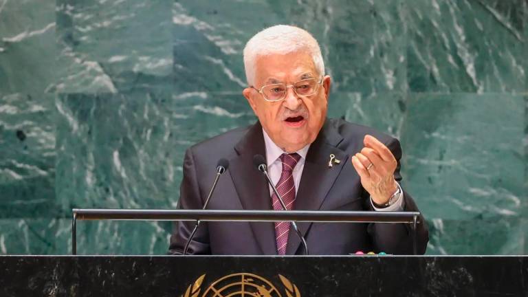 El presidente palestino Mahmud Abás. Foto: EFE