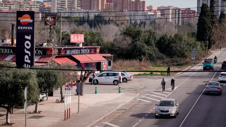 El avance del POUM propone que la futura estación se construya en el sur de la Horta Gran. foto: Marc Bosch
