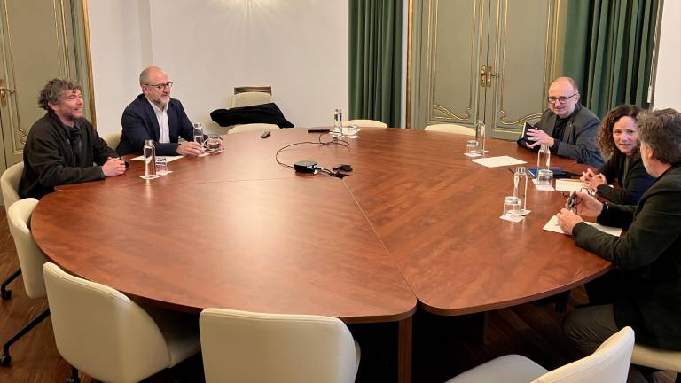 Imagen de la reunión de este miércoles. Foto: cedida